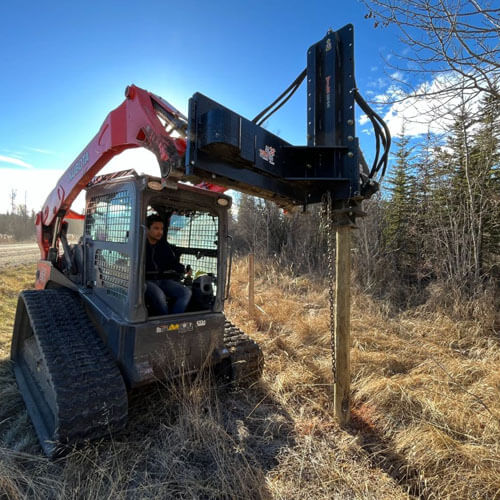 Timber Wolf Vibrating Post Driver